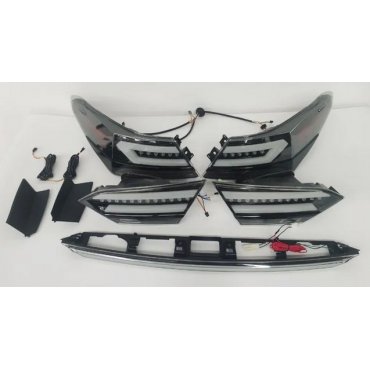 Toyota Camry XV70 2018+ оптика задняя LED альтернативная тюнинг черная тонированная Set стиль ZW Toyota Camry XV70 2018+ оптика задняя LED альтернативная тюнинг черная тонированная Set стиль ZW