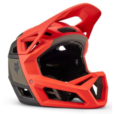 Шолом FOX PROFRAME RS Helmet - NUF [Orange Flame]