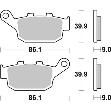 Гальмівні колодки Renthal RC-1 Rear Brake Pads