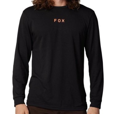 Футболка FOX TECH Long Sleeve Tee - MAGNETIC [Black]