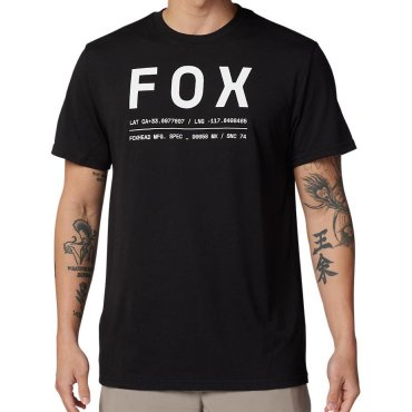 Футболка FOX TECH Short Sleeve Tee - NON STOP [Black]