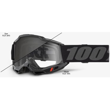 Окуляри 100% ACCURI 2 OTG/UTV/ATV Goggle [Black]