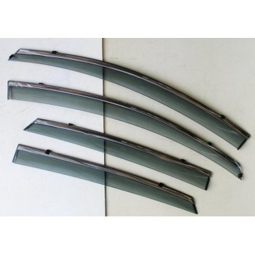 Nissan Sentra / Sylphy 2012+ветровики дефлекторы окон ASP с молдингом нержавеющей стали / sunvisors Nissan Sentra / Sylphy 2012+ветровики дефлекторы окон ASP с молдингом нержавеющей стали / sunvisors