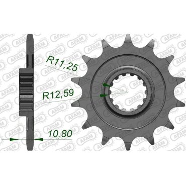 Зірка AFAM 520 Sprocket - Aprilia