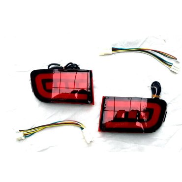 Toyota Prado 120 2003+ LED вставки катафоты в задний бампер красные Toyota Prado 120 2003+ LED вставки катафоты в задний бампер красные