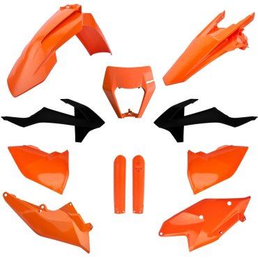 Пластик Polisport ENDURO kit - KTM (17-) [Orange/Black]