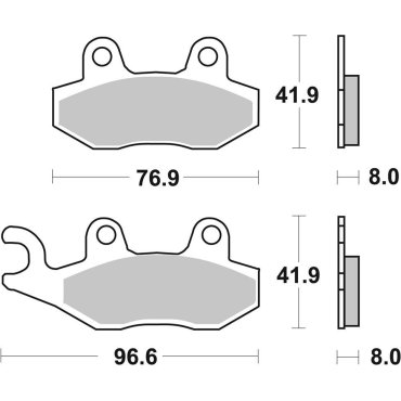 Гальмівні колодки SBS Sport Brake Pads
