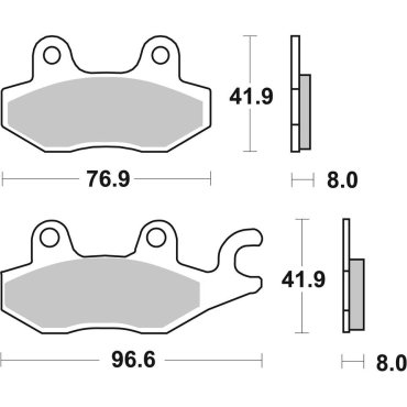 Гальмівні колодки SBS Sport Brake Pads