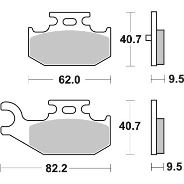 Гальмівні колодки SBS Sport Brake Pads