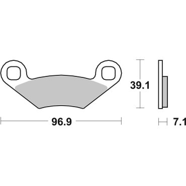 Гальмівні колодки SBS Standard Brake Pads