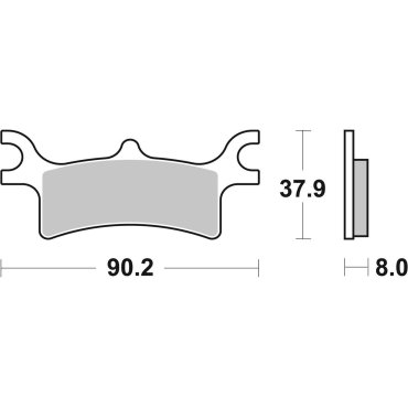 Гальмівні колодки SBS Standard Brake Pads