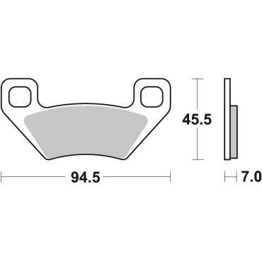Гальмівні колодки SBS Standard Brake Pads