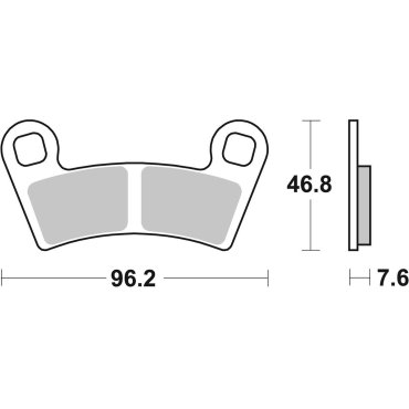 Гальмівні колодки SBS Standard Brake Pads