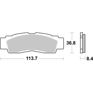 Гальмівні колодки SBS Upgrade Brake Pads