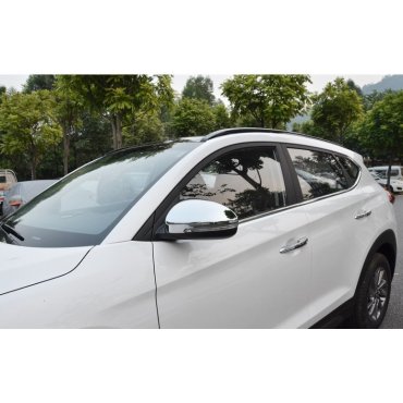Hyundai Tucson TL 2015 накладки хром на зеркала Hyundai Tucson TL 2015 накладки хром на зеркала