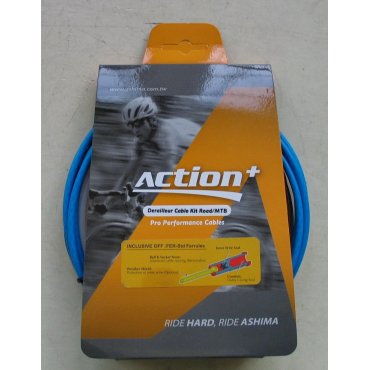 Набор оплеток и тросов Ashima Action+ [Blue]
