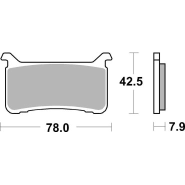 Гальмівні колодки SBS Performance Front Brake Pads
