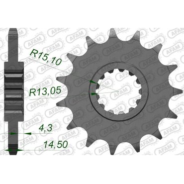 Зірка AFAM 525 Sprocket - Honda