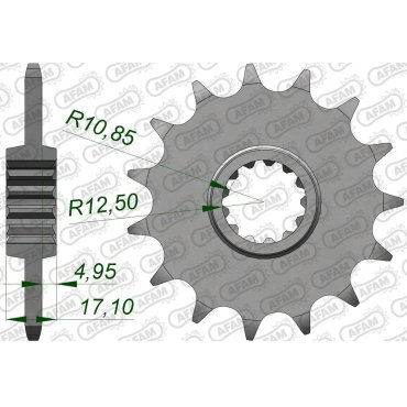 Зірка AFAM 520 Sprocket - Honda