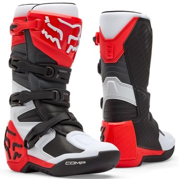 Мотоботи FOX COMP Youth Boot [Fluo Red]