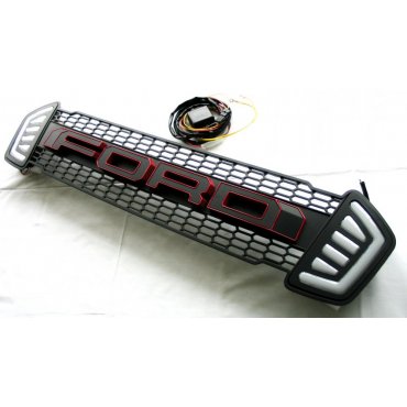 Ford Ranger  T7 решетка радиатора с LED DRL Ford Ranger  T7 решетка радиатора с LED DRL