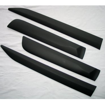 Toyota Hilux Revo 2014 молдинги дверные черные матовые ABS RL type