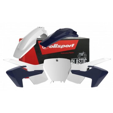Пластик Polisport MX kit - Husqvarna (16-) [White/Blue]