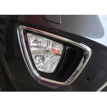 Kia Sorento UM 2015+ хром накладки на противотуманные фары Kia Sorento UM 2015+ хром накладки на противотуманные фары
