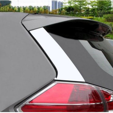 Nissan X-Trail T32 накладки хром на задние стойки Nissan X-Trail T32 накладки хром на задние стойки