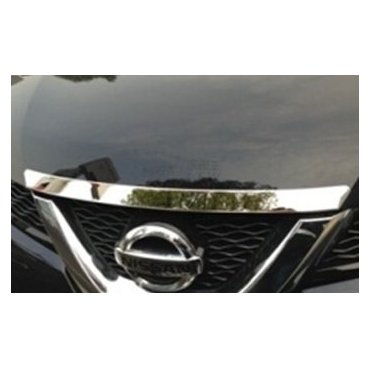 Nissan X-Trail T32 накладка хром на кромку капота короткая