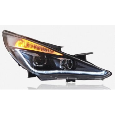 Hyundai Sonata YF оптика передняя тюнинг,  ксенон с DRL  стиль TLZ 