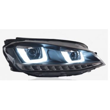 Volkswagen Golf 7 оптика передняя альтернативная TLZ с бегущим указателем поворотов Volkswagen Golf 7 оптика передняя альтернативная TLZ с бегущим указателем поворотов