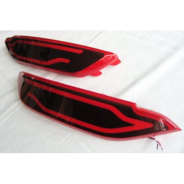 Hyundai Tucson TL 2015 LED вставки катафоты в задний бампер 2 режима 