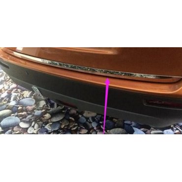 Suzuki Vitara 2015 накладка хром на кромку задней двери с лого Suzuki Vitara 2015 накладка хром на кромку задней двери с лого