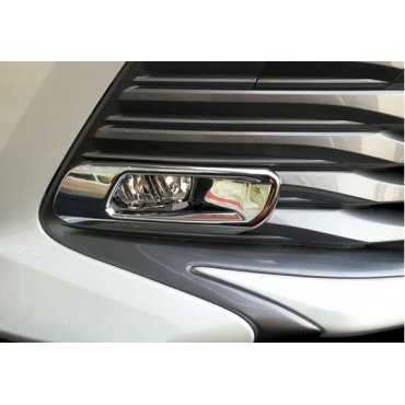 Toyota Camry XV70 2018+ хром накладки на передние противотуманные фары