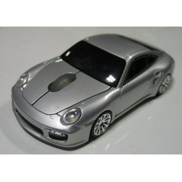 мышка компьютерная беспроводная  Porsche серебристая