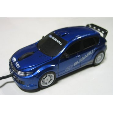 мышка компьютерная проводная Subaru Impreza синяя мышка компьютерная проводная Subaru Impreza синяя