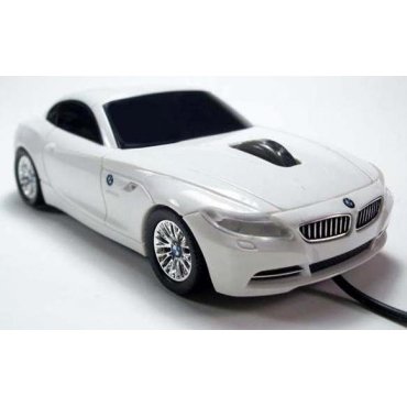 Мышка компьютерная проводная  BMW Z4 белая
