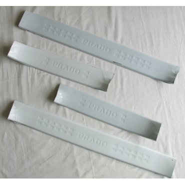 Toyota Prado 150 накладки порогов верхние дверных проемов  тип W