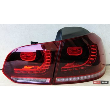 Volkswagen Golf 6 оптика задняя LED R20 красная с бегущим указателем поворотов Volkswagen Golf 6 оптика задняя LED R20 красная с бегущим указателем поворотов